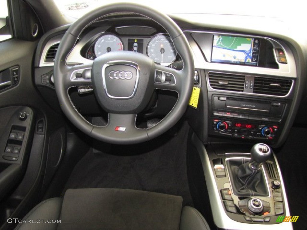 2010 Audi S4 3.0 quattro Sedan Black Dashboard Photo #80602360