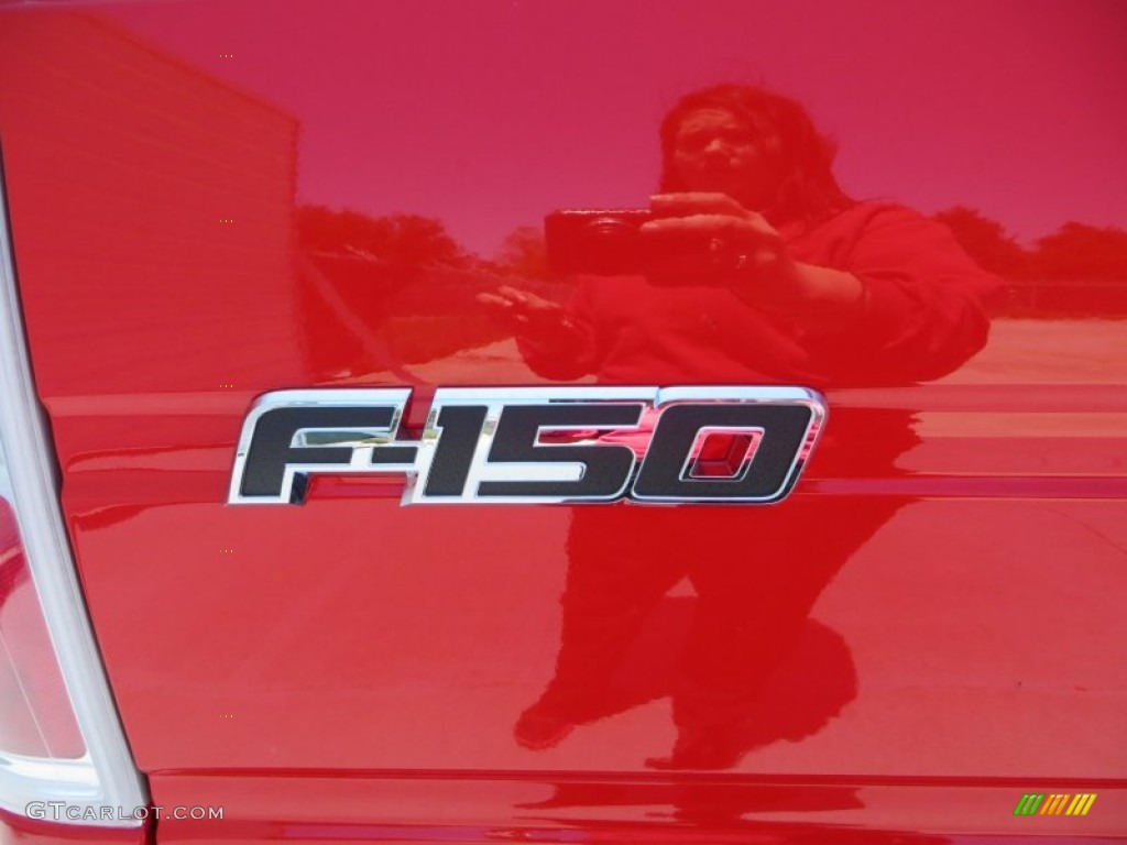 2013 F150 XLT SuperCrew 4x4 - Race Red / Steel Gray photo #6