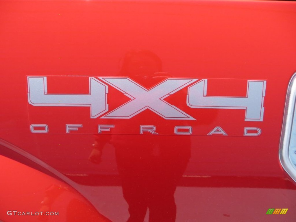 2013 F150 XLT SuperCrew 4x4 - Race Red / Steel Gray photo #9