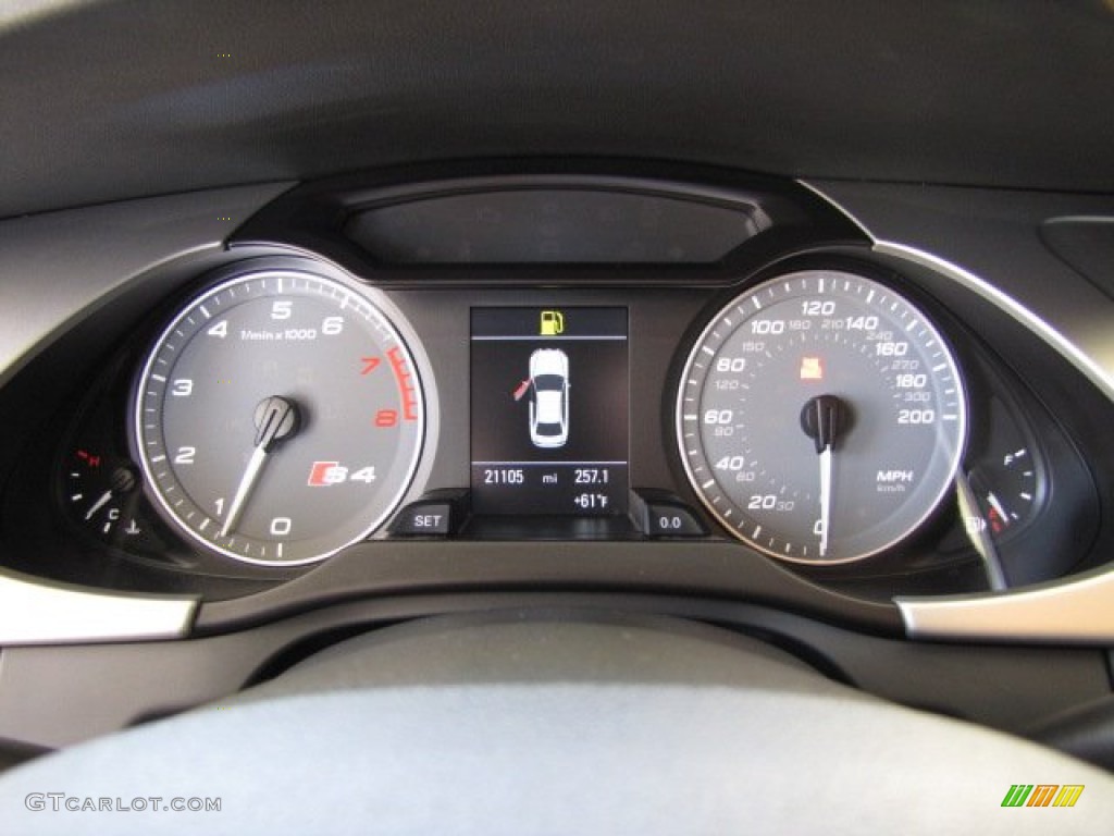 2010 Audi S4 3.0 quattro Sedan Gauges Photo #80602824