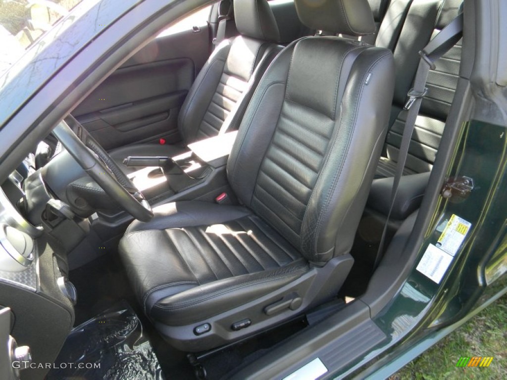 Dark Charcoal Interior 2009 Ford Mustang Bullitt Coupe Photo #80603062