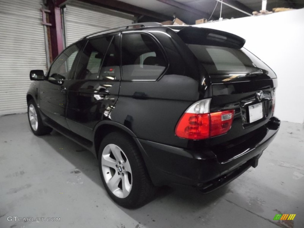 2006 X5 4.4i - Jet Black / Beige photo #13