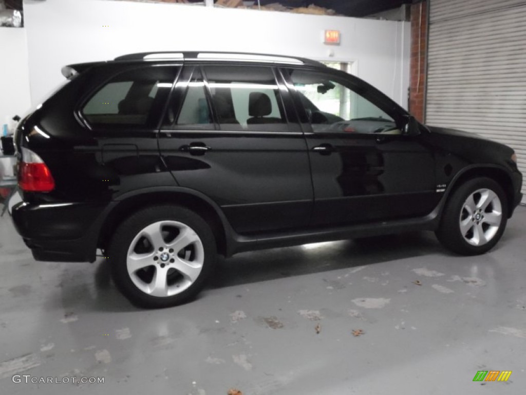 2006 X5 4.4i - Jet Black / Beige photo #16