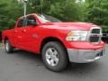 2013 Flame Red Ram 1500 SLT Quad Cab  photo #4