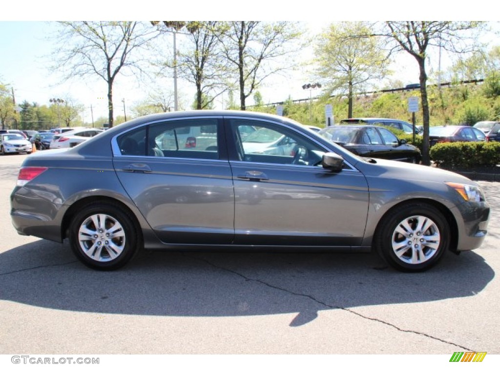 2009 Accord LX-P Sedan - Polished Metal Metallic / Black photo #4