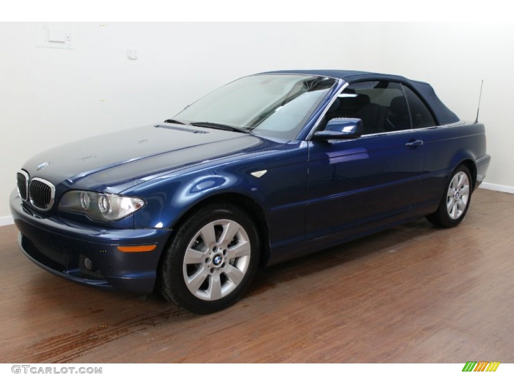 2005 3 Series 325i Convertible - Mystic Blue Metallic / Sand photo #2