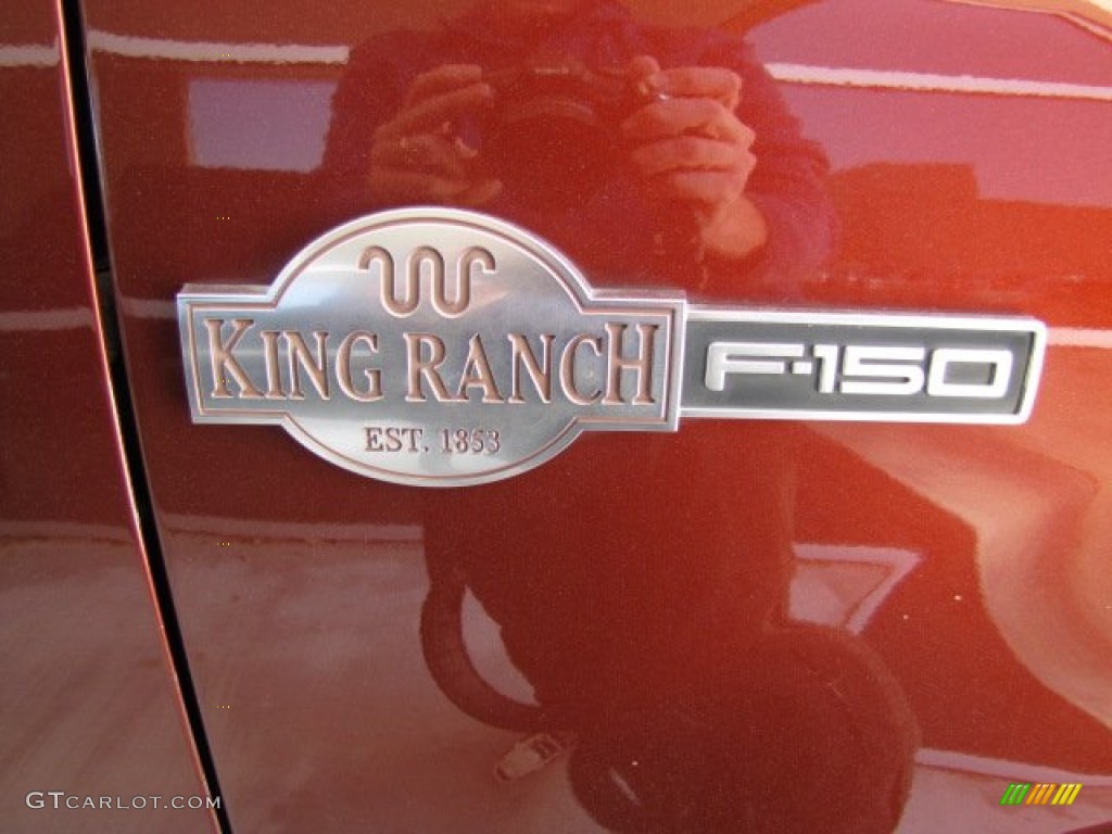 2005 F150 King Ranch SuperCrew 4x4 - Dark Toreador Red Metallic / Castano Brown Leather photo #40