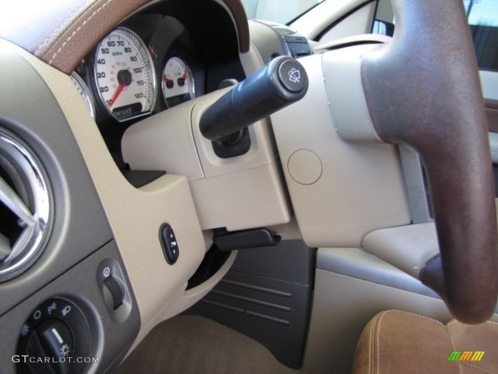 2005 F150 King Ranch SuperCrew 4x4 - Dark Toreador Red Metallic / Castano Brown Leather photo #58