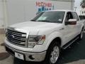 White Platinum Metallic Tri-Coat - F150 Lariat SuperCrew 4x4 Photo No. 2