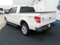 2013 White Platinum Metallic Tri-Coat Ford F150 Lariat SuperCrew 4x4  photo #4