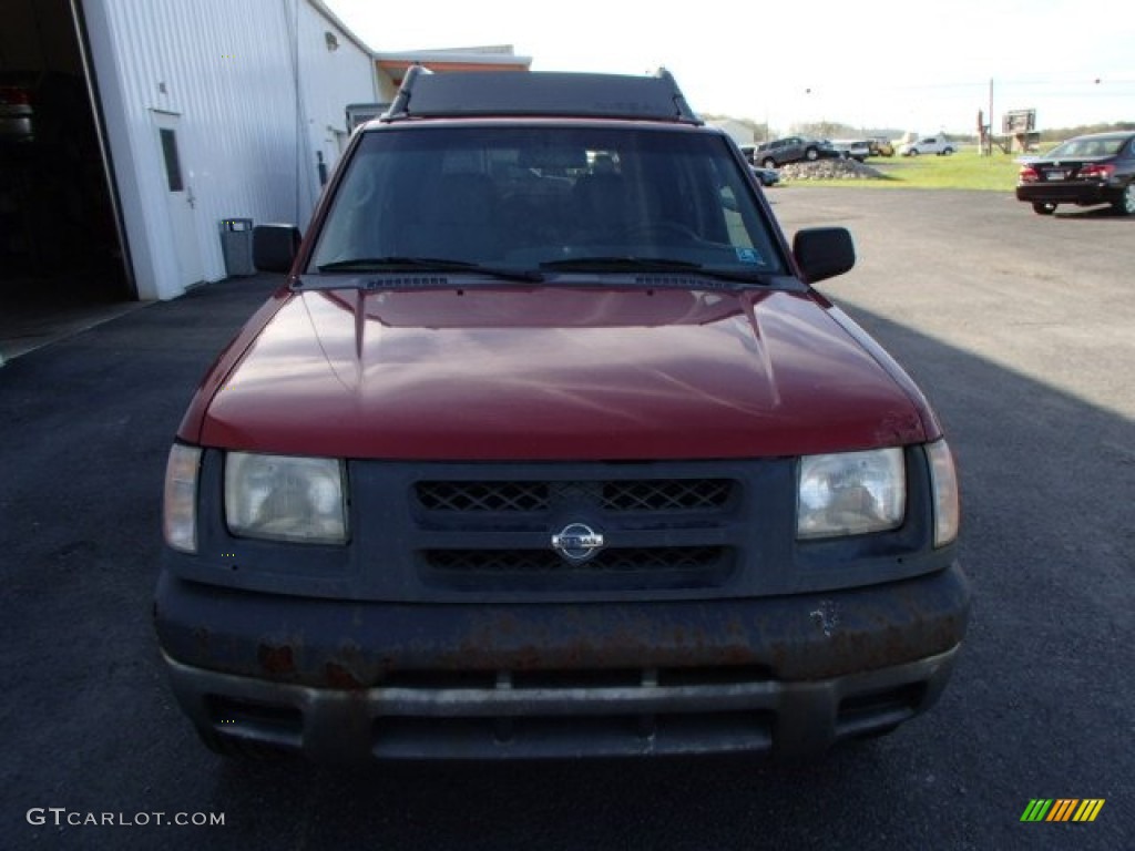2001 Xterra XE V6 4x4 - Aztec Red / Sage photo #3