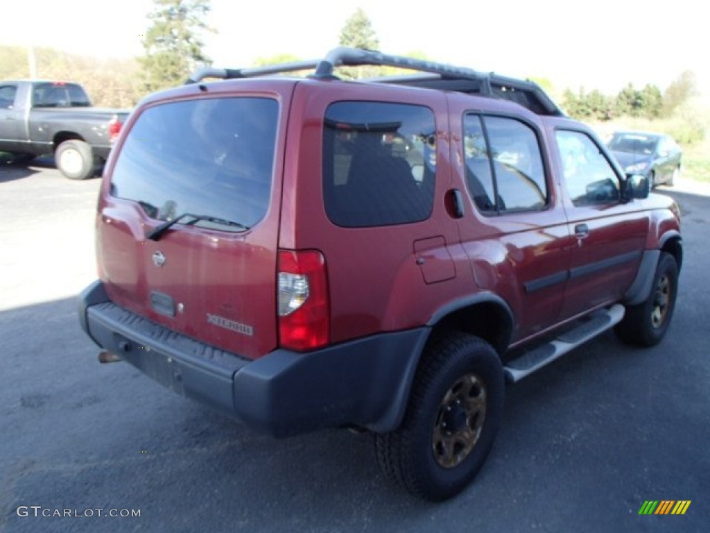 2001 Xterra XE V6 4x4 - Aztec Red / Sage photo #4