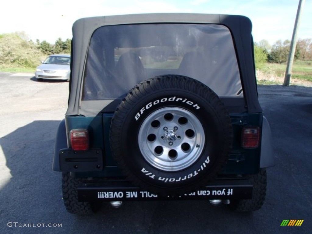 1998 Wrangler SE 4x4 - Emerald Green Pearl / Khaki photo #7