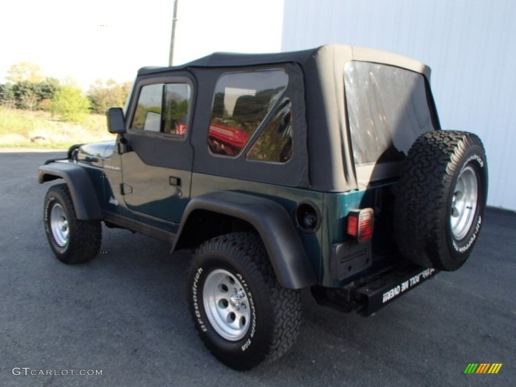 1998 Wrangler SE 4x4 - Emerald Green Pearl / Khaki photo #8