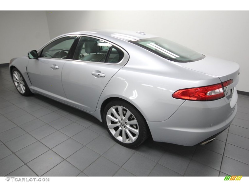 Liquid Silver Metallic 2010 Jaguar XF Premium Sport Sedan Exterior Photo #80607359