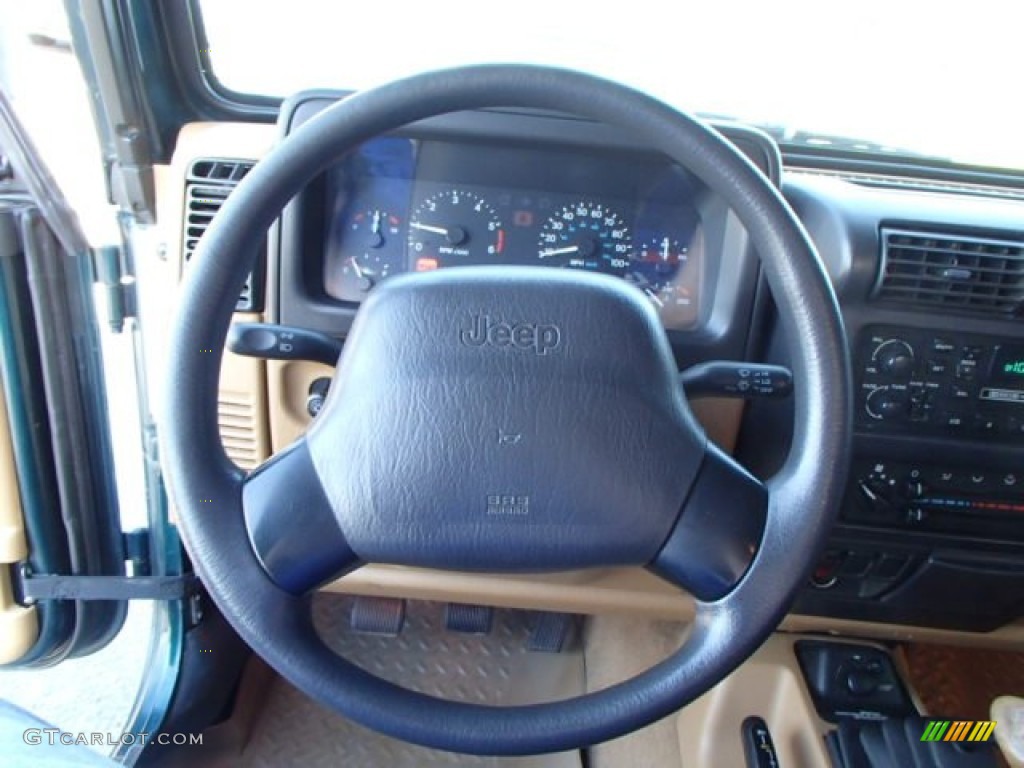 1998 Wrangler SE 4x4 - Emerald Green Pearl / Khaki photo #18