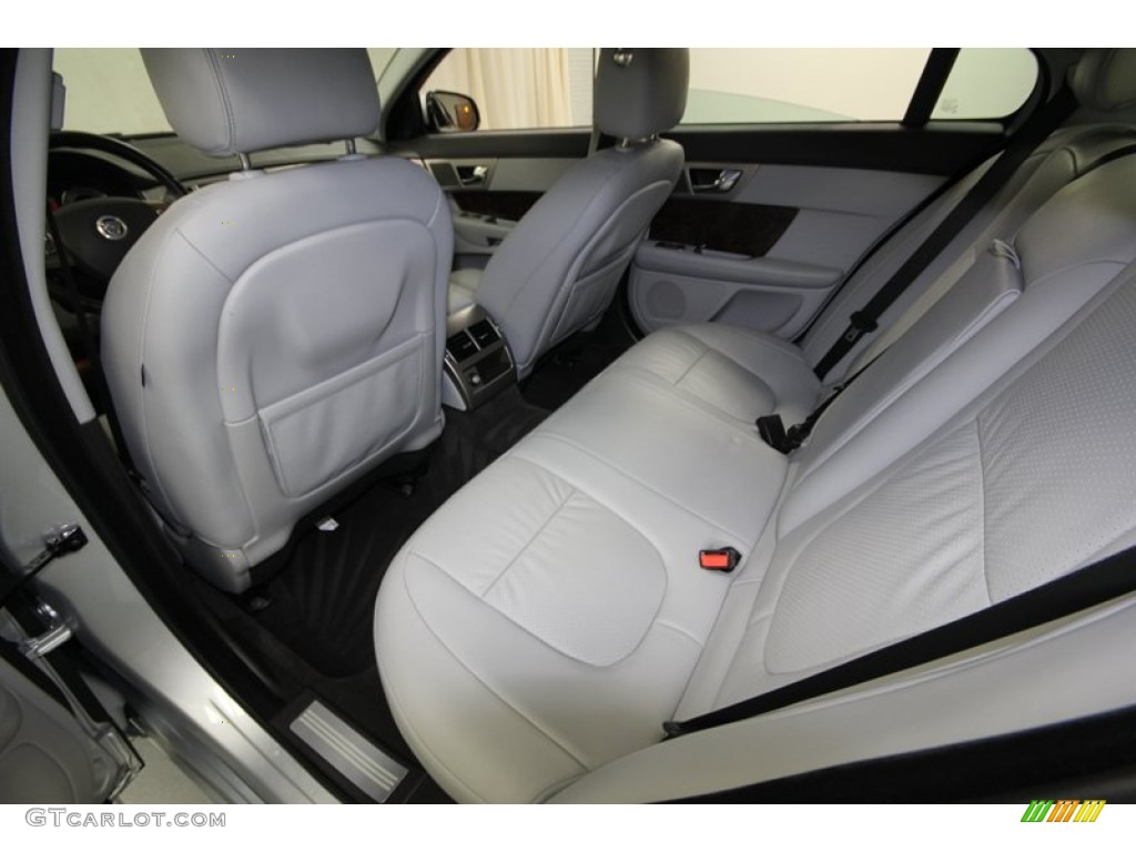2010 Jaguar XF Premium Sport Sedan Rear Seat Photo #80607991