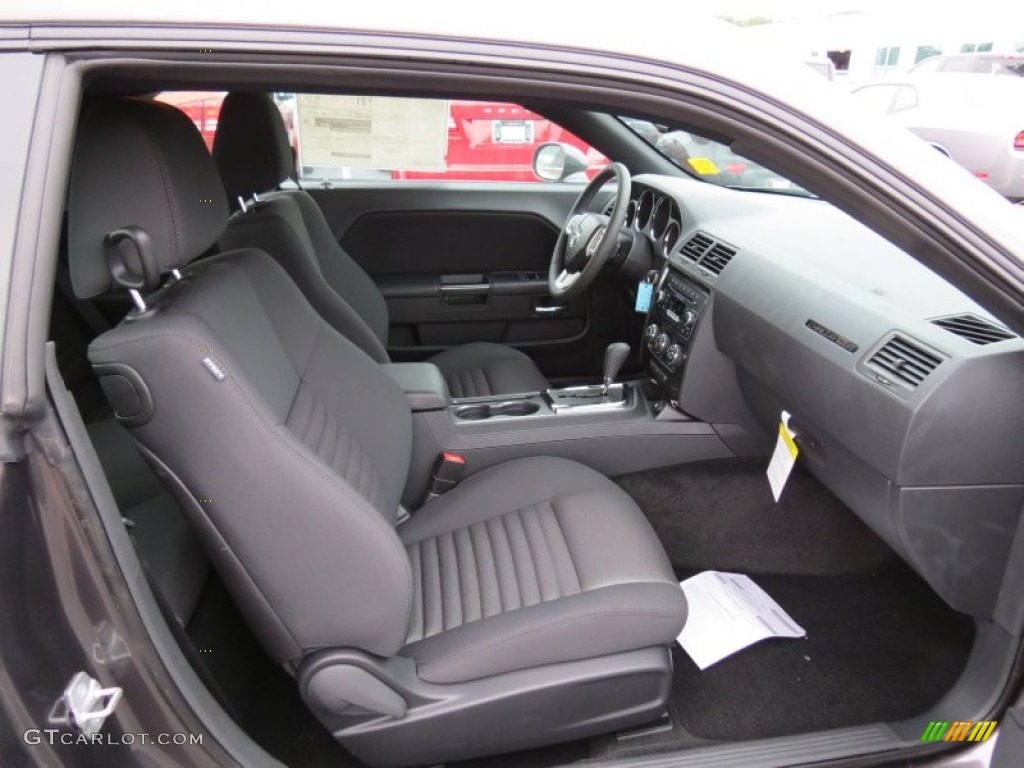 Dark Slate Gray Interior 2013 Dodge Challenger SXT Photo #80607994