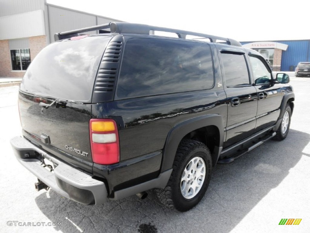 2002 Suburban 1500 Z71 4x4 - Onyx Black / Graphite/Medium Gray photo #30