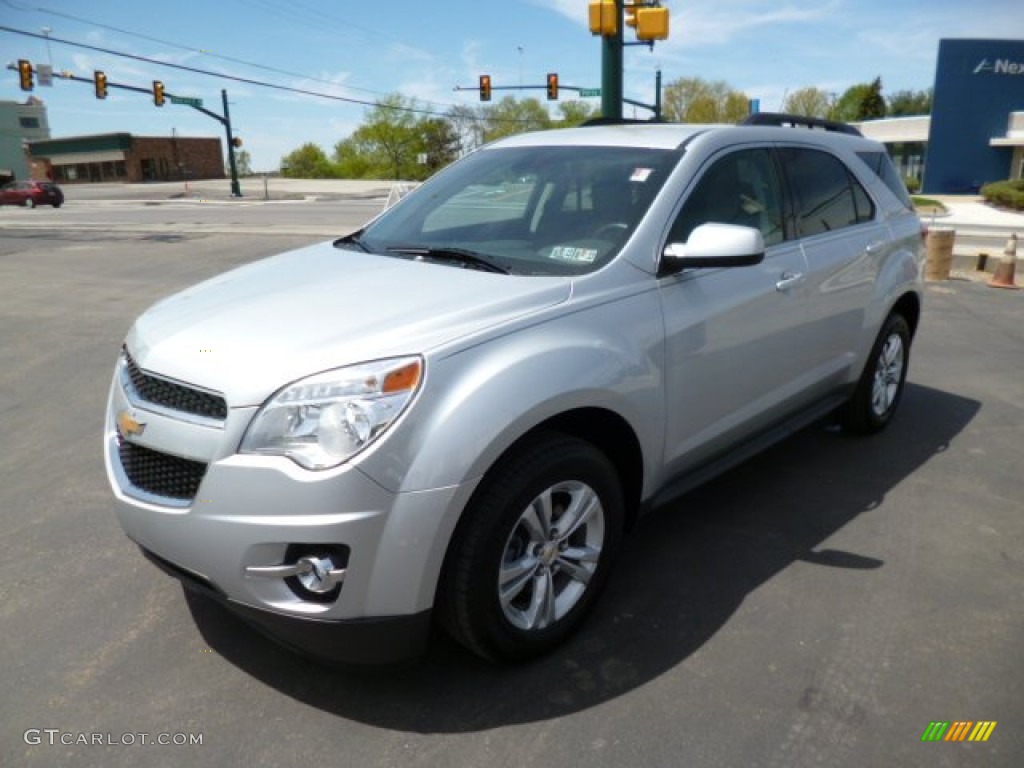 2012 Equinox LT AWD - Silver Ice Metallic / Jet Black photo #3