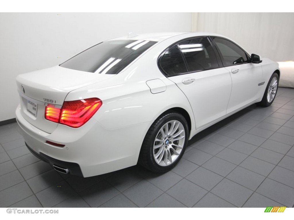 2012 7 Series 750i Sedan - Alpine White / Oyster photo #11