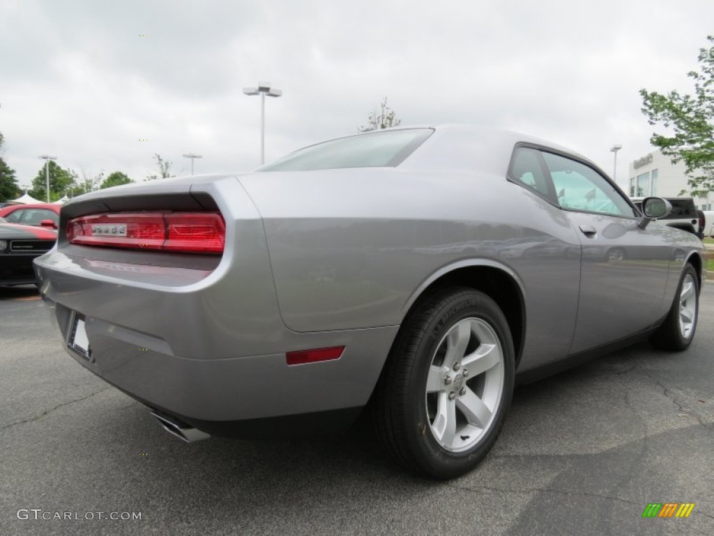 2013 Challenger SXT - Billet Silver Metallic / Dark Slate Gray photo #3