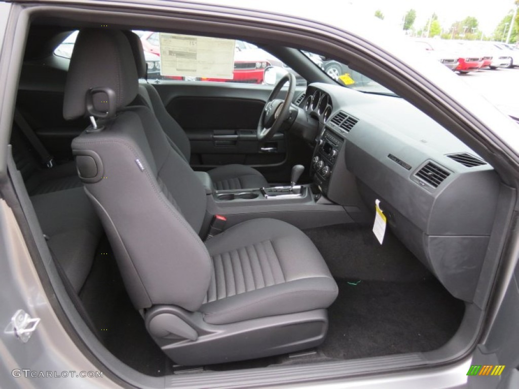 2013 Challenger SXT - Billet Silver Metallic / Dark Slate Gray photo #8