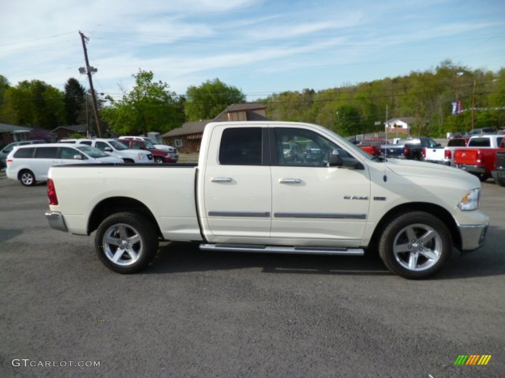Stone White 2010 Dodge Ram 1500 Big Horn Quad Cab 4x4 Exterior Photo #80612540