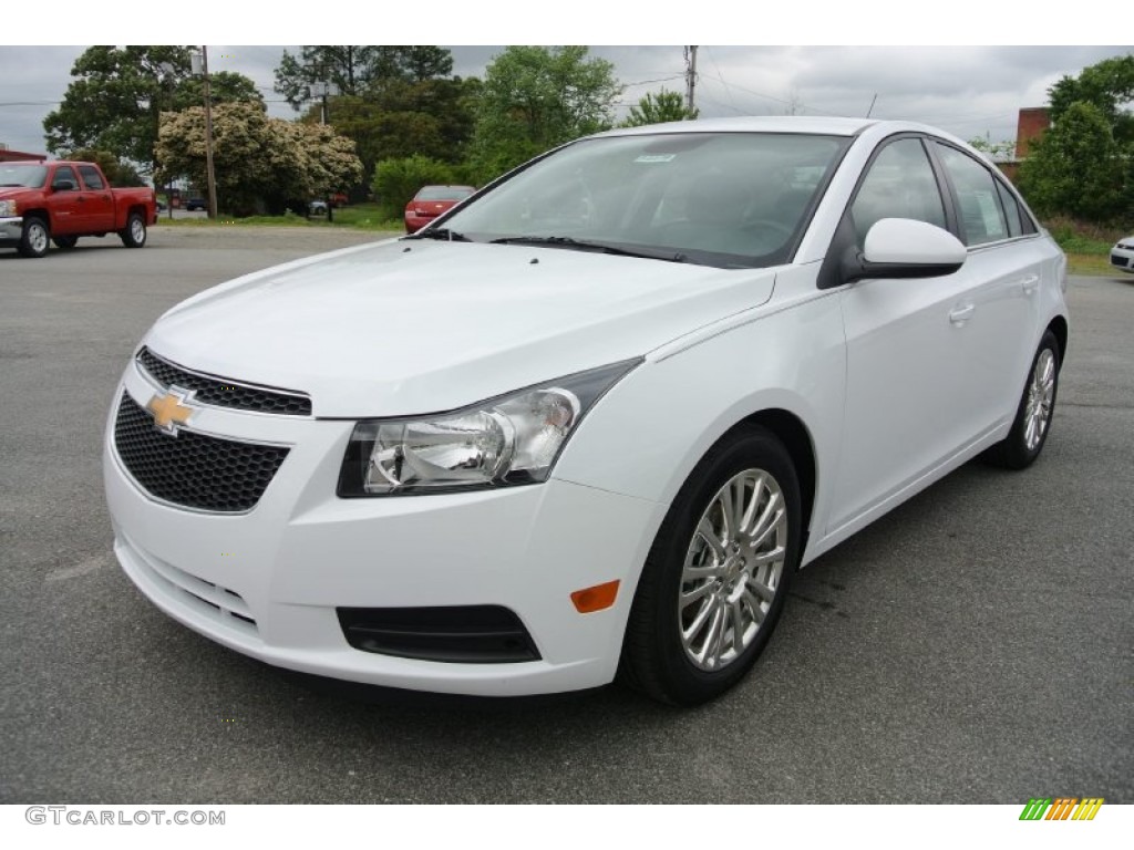 2013 Cruze ECO - Summit White / Medium Titanium photo #2