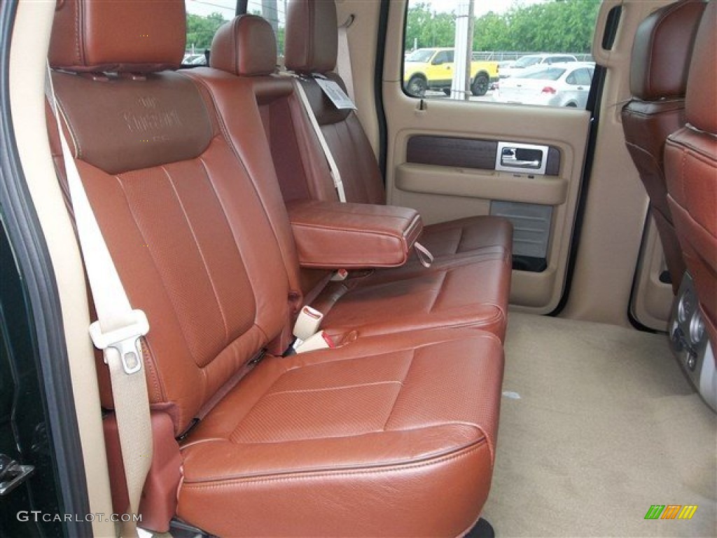 2013 F150 King Ranch SuperCrew 4x4 - Green Gem Metallic / King Ranch Chaparral Leather photo #25