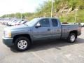 2008 Blue Granite Metallic Chevrolet Silverado 1500 LT Extended Cab 4x4  photo #2