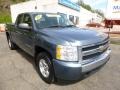 2008 Blue Granite Metallic Chevrolet Silverado 1500 LT Extended Cab 4x4  photo #7