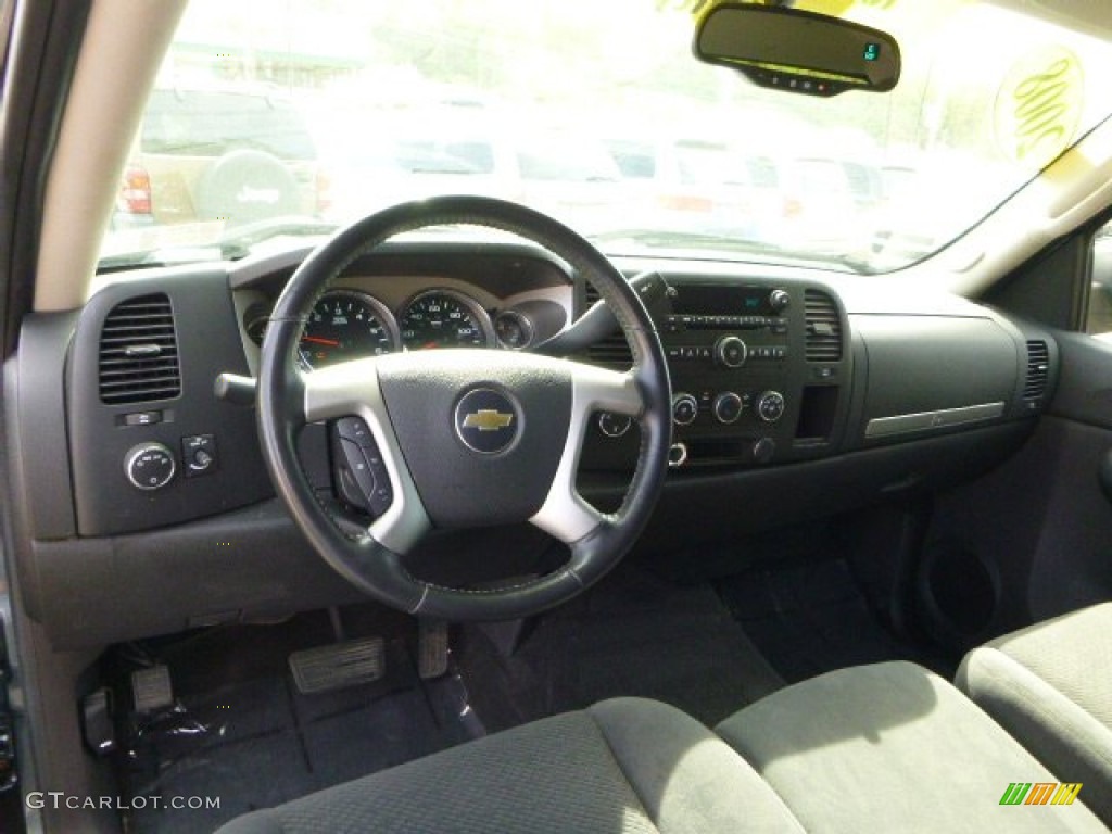 2008 Chevrolet Silverado 1500 LT Extended Cab 4x4 Ebony Dashboard Photo #80614934