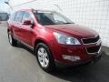 Crystal Red Tintcoat 2012 Chevrolet Traverse LT AWD Exterior
