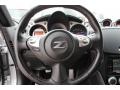 2010 Nissan 370Z NISMO Black/Red Cloth Interior Steering Wheel Photo