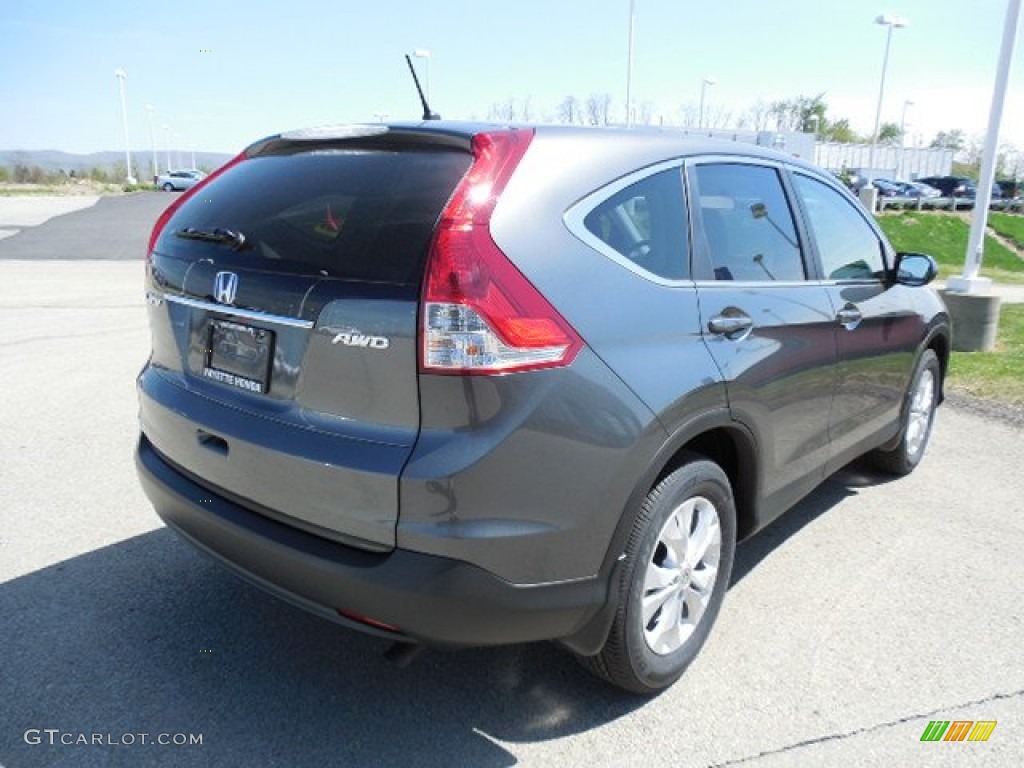 2013 CR-V EX AWD - Polished Metal Metallic / Gray photo #18