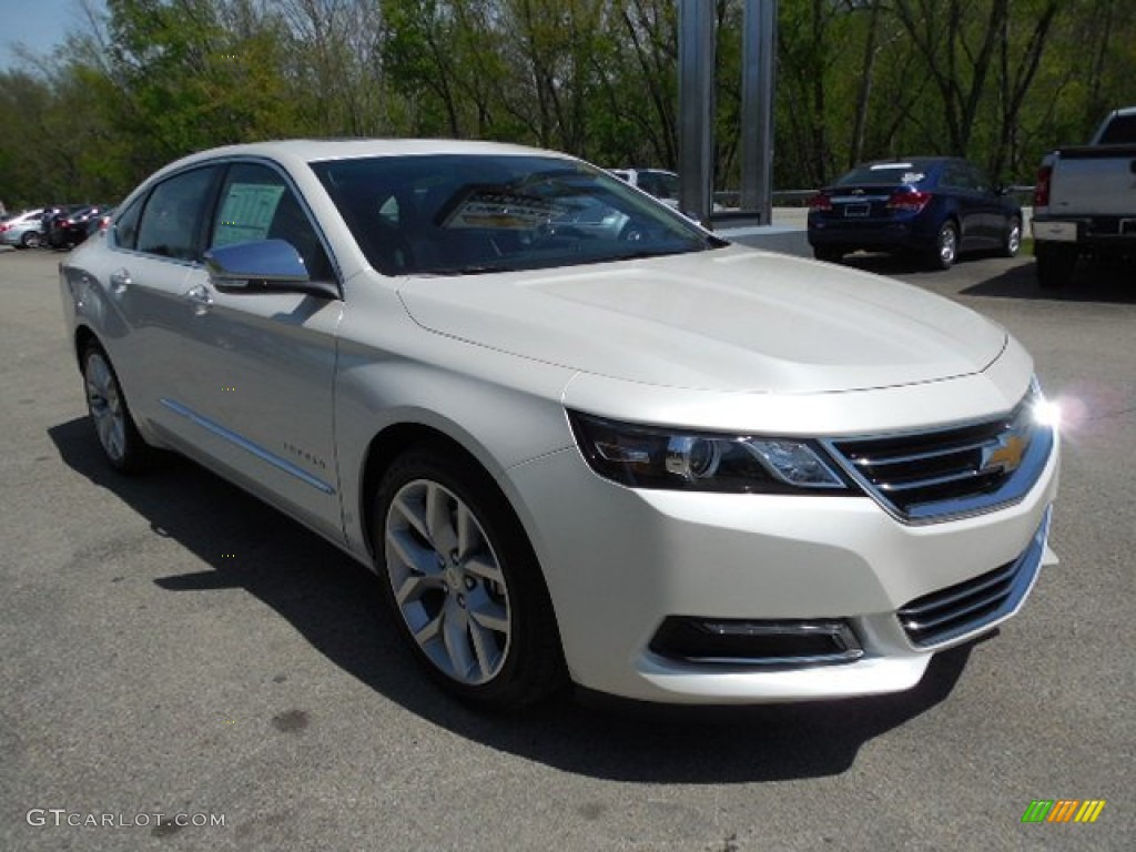 White Diamond Tricoat 2014 Chevrolet Impala LTZ Exterior Photo #80617442