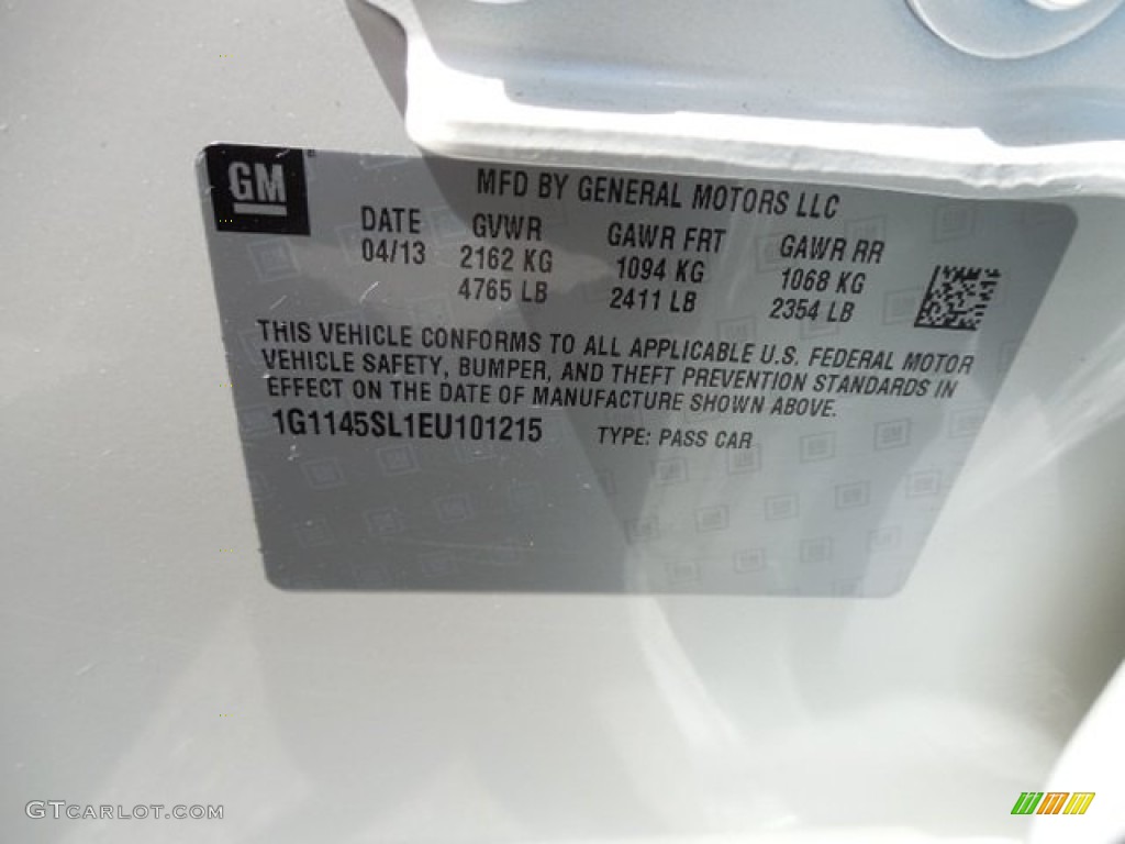 2014 Impala LTZ - White Diamond Tricoat / Jet Black photo #19