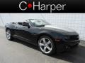 2011 Black Chevrolet Camaro LT/RS Convertible  photo #1