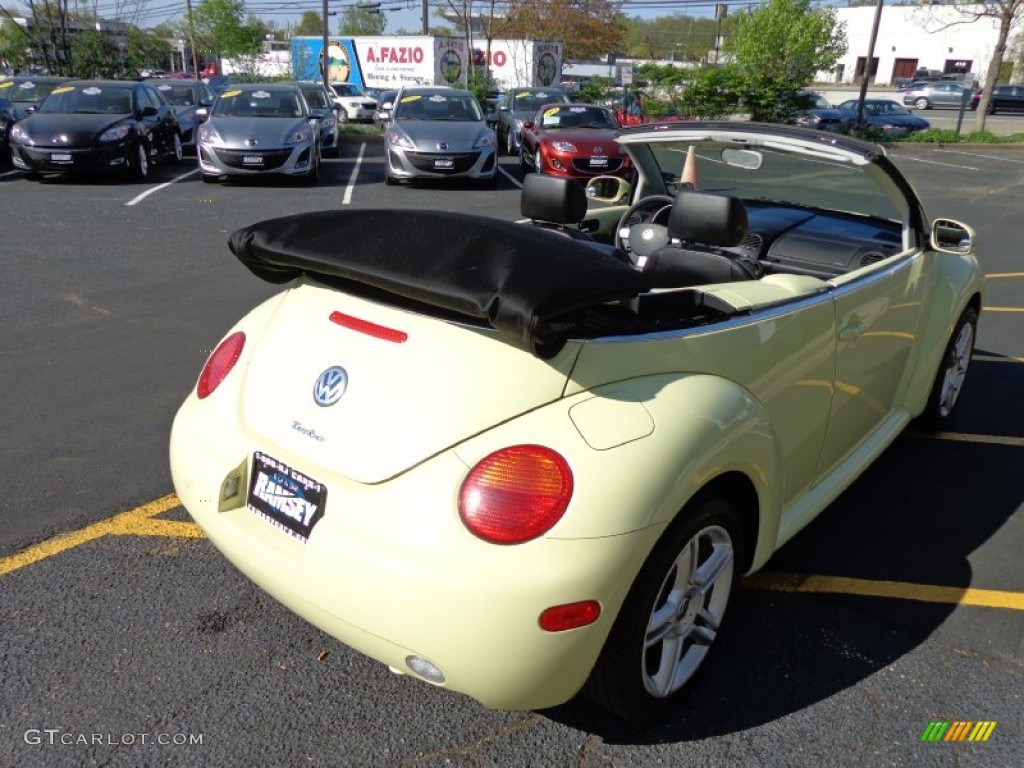 2005 New Beetle GLS 1.8T Convertible - Mellow Yellow / Black photo #11