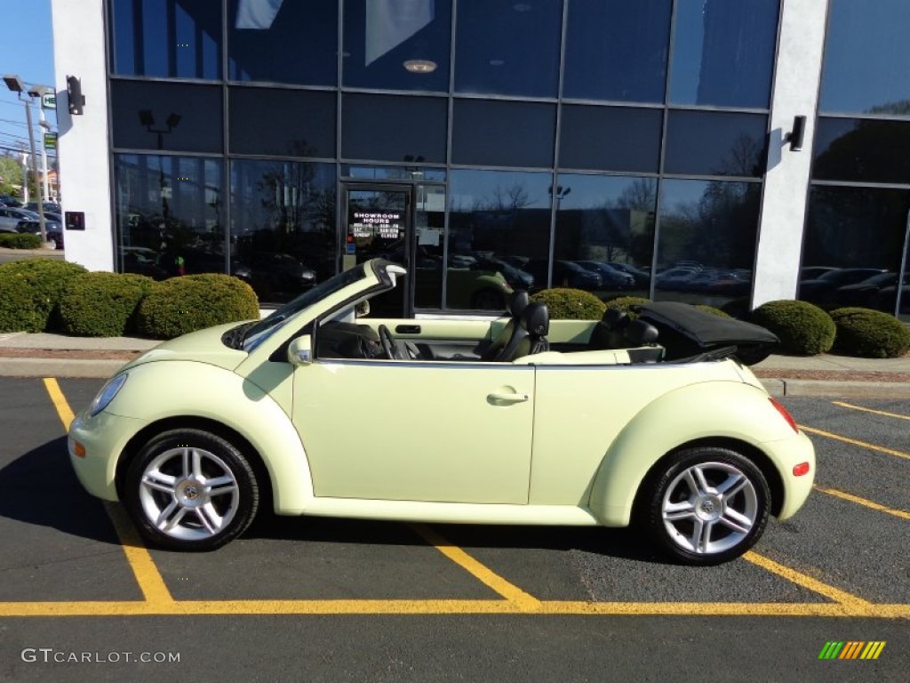 2005 New Beetle GLS 1.8T Convertible - Mellow Yellow / Black photo #13