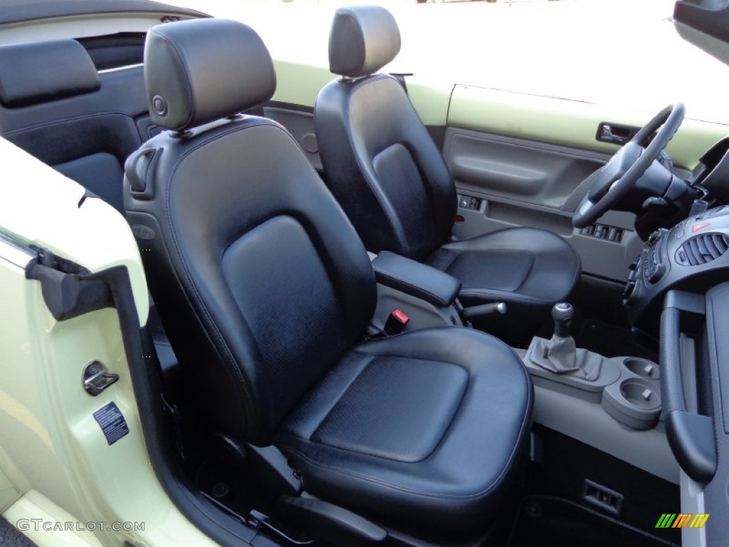 2005 New Beetle GLS 1.8T Convertible - Mellow Yellow / Black photo #17
