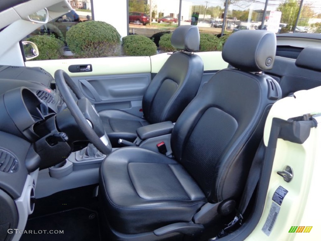 2005 New Beetle GLS 1.8T Convertible - Mellow Yellow / Black photo #25