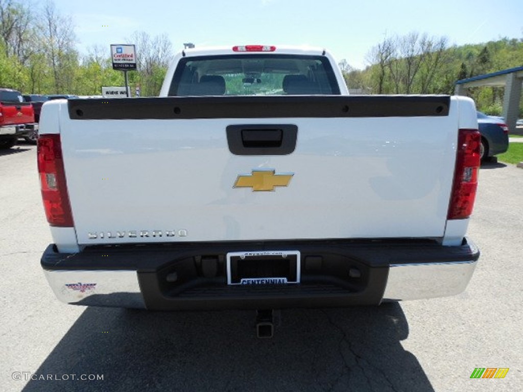 2013 Silverado 1500 Work Truck Extended Cab 4x4 - Summit White / Dark Titanium photo #5