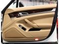 Luxor Beige 2011 Porsche Panamera Turbo Door Panel