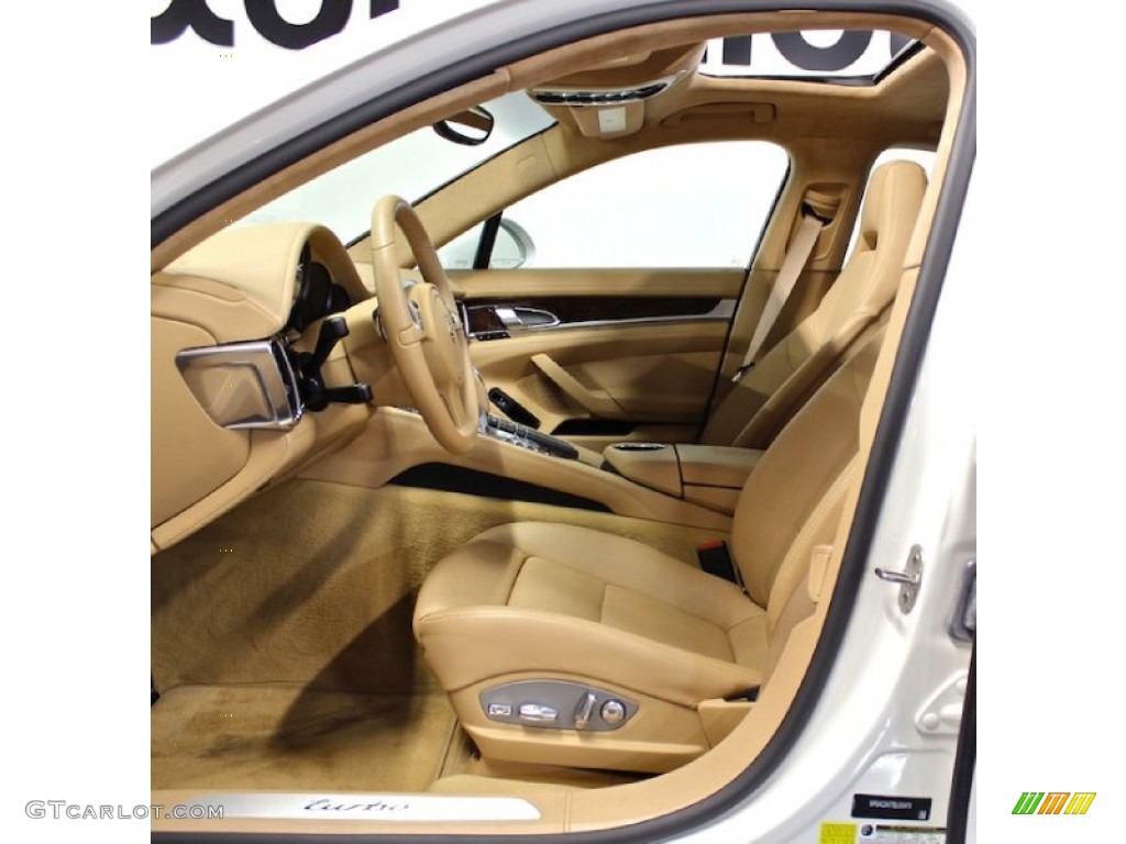 Luxor Beige Interior 2011 Porsche Panamera Turbo Photo #80621156