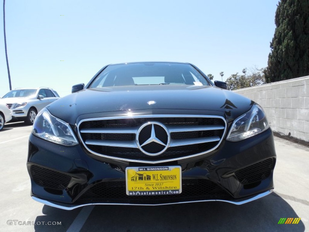 2014 E 350 Sport Sedan - Black / Black photo #2