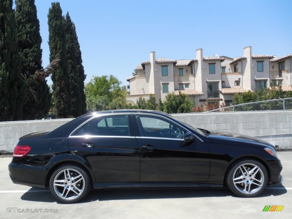 2014 E 350 Sport Sedan - Black / Black photo #3