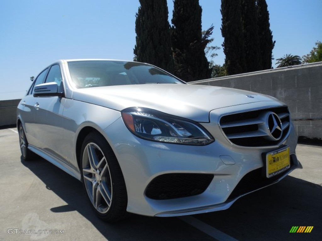 2014 E 350 Sport Sedan - Iridium Silver Metallic / Gray/Dark Gray photo #1