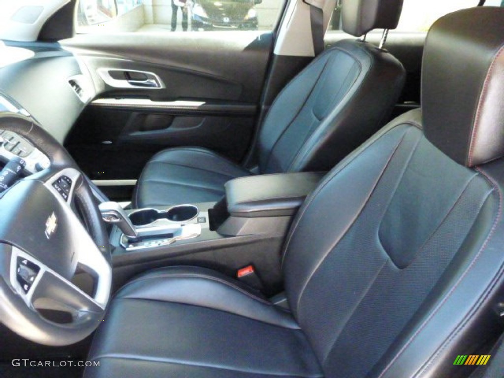 Jet Black Interior 2010 Chevrolet Equinox LT AWD Photo #80621939